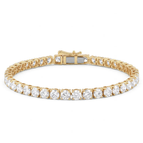10.50ct 14K White Gold Diamond Bracelet 7