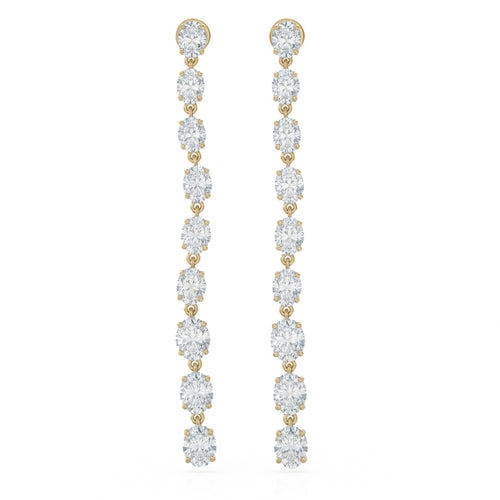 3ct 14K White Gold Diamond Earrings