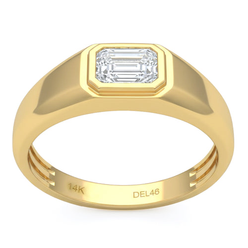 1.03ct 14K Yellow Gold Diamond Ring Size 6.5 alternate