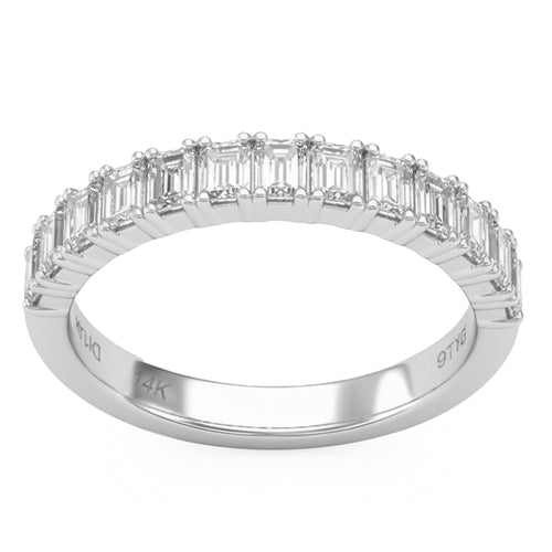 1.07ct 14K White Gold Diamond Ring Size 6.5 alternate