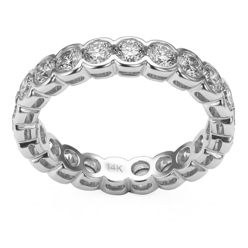 1.97ct 14K White Gold Diamond Ring Size 6.5 alternate