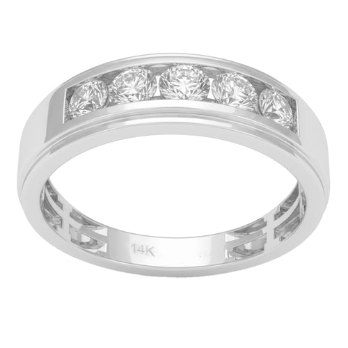 .99ct 14K White Gold Diamond Ring Size 6.5 alternate