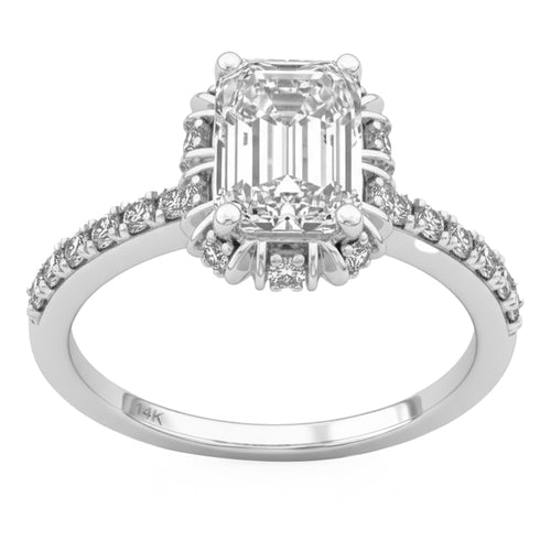 2.49ct 14K White Gold Diamond Ring Size 6.5 alternate