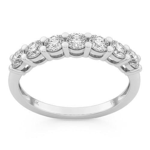 1.00ct 14K White Gold Diamond Ring Size 6.5