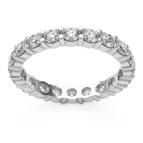 1.97ct 14K White Gold Diamond Ring Size 6.5