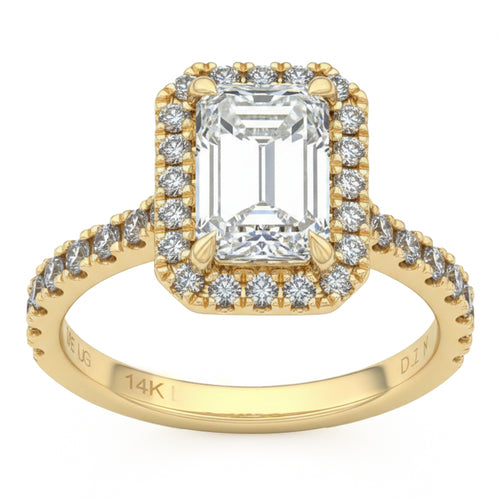 2.59ct 14K Yellow Gold Diamond Ring Size 6.5