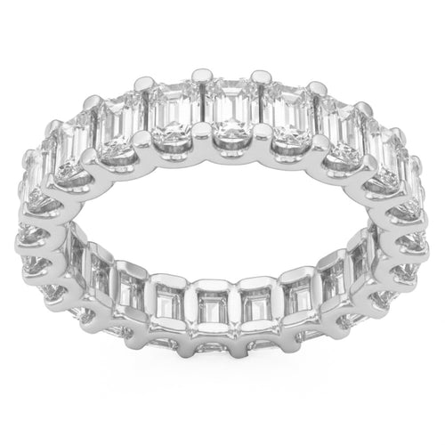 4.01ct 14K White Gold Diamond Ring Size 6.5