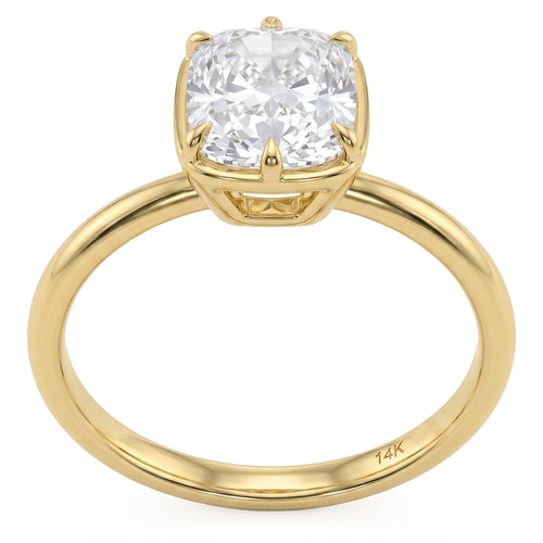 2.03ct 14K Yellow Gold Diamond Ring Size 6.5