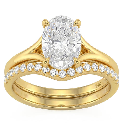 3.75ct 14K White Gold Diamond Ring Size 6.5
