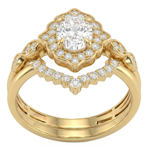 1.48ct 14K Yellow Gold Diamond Ring Size 6.5