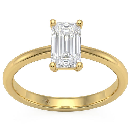 1.00ct 14K White Gold Diamond Ring Size 6.5