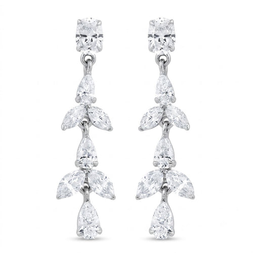 2.01ct 14K White Gold  Diamond Earrings