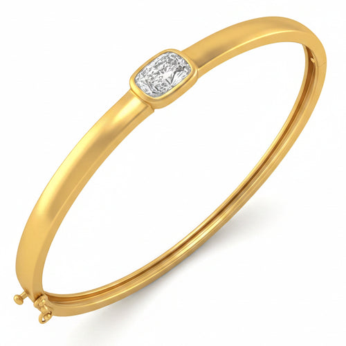 2.05ct 14K Yellow Gold Diamond Bracelet 7