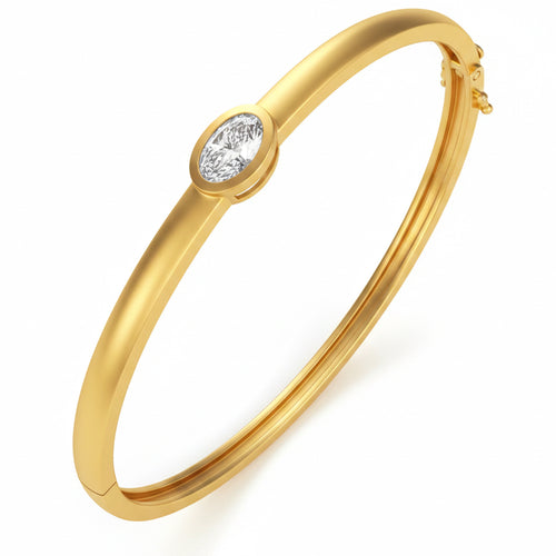 2.00ct 14K Yellow Gold  Diamond Bracelet 7