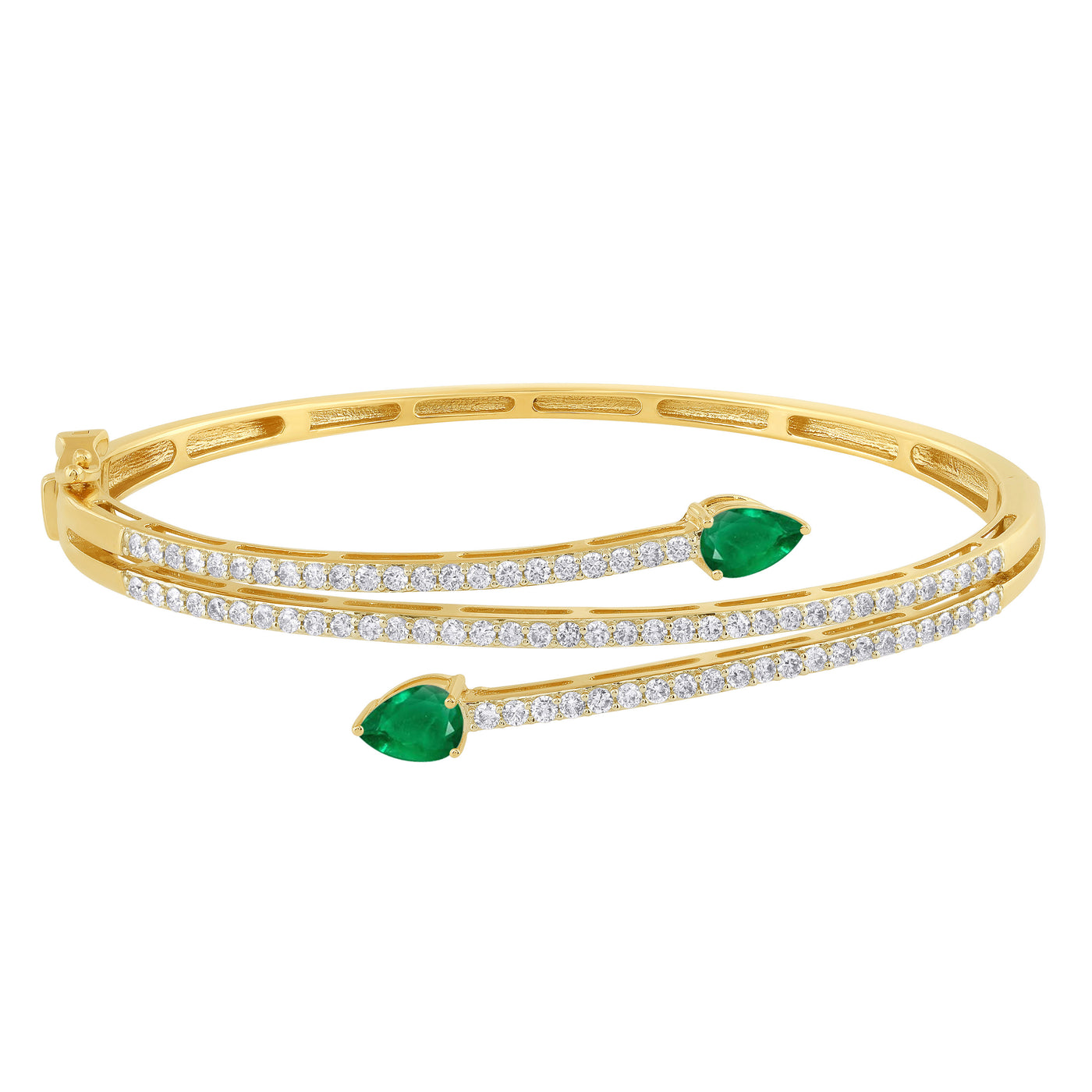 1.98ct 14K Yellow Gold  Diamond Bracelet 7