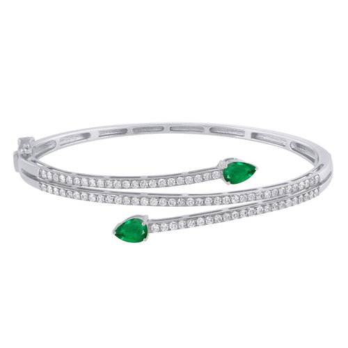 1.98ct 14K White Gold  Diamond Bracelet 7