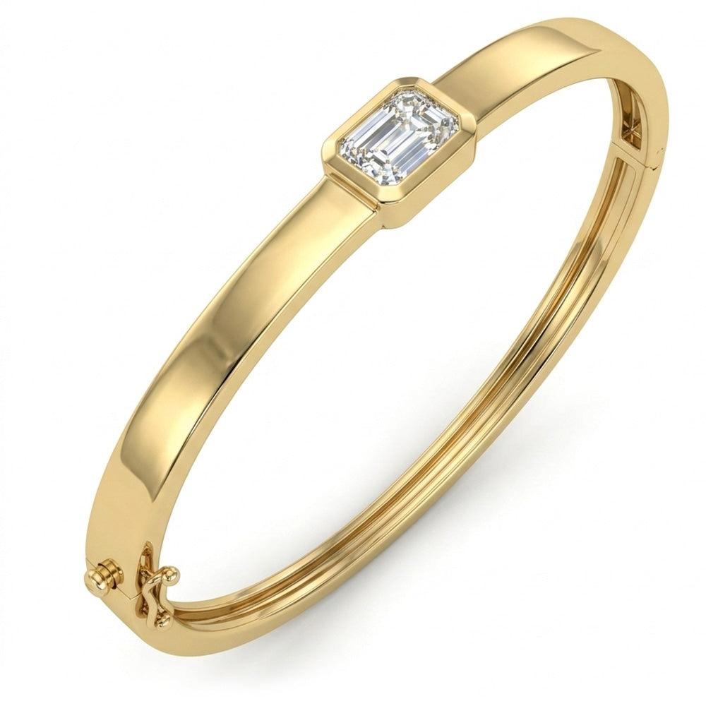 2.00ct 14K Yellow Gold  Diamond Bracelet 7