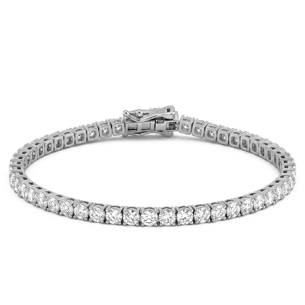 8.25ct 14K White Gold  Diamond Bracelet 7