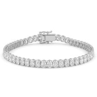 8.10ct 14K White Gold  Diamond Bracelet 7