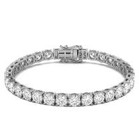 10.50ct 14K White Gold  Diamond Bracelet 7