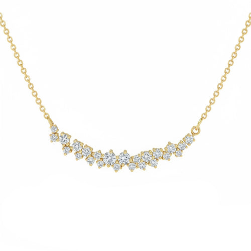 .50ct 14K Yellow Gold  Diamond Necklace 18