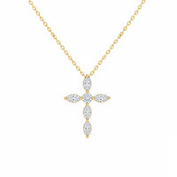 .49ct 14K Yellow Gold  Diamond Necklace 18