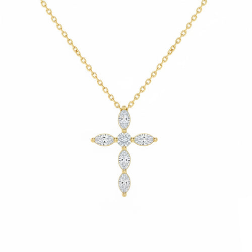.49ct 14K Yellow Gold  Diamond Necklace 18