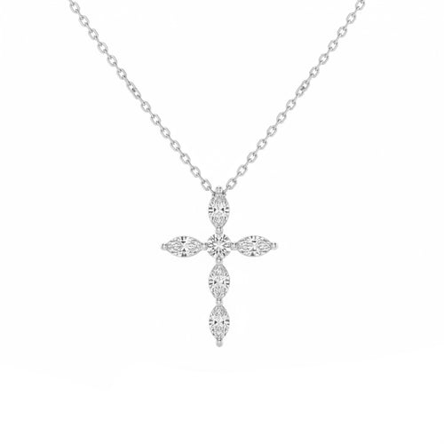 .50ct 14K White Gold  Diamond Necklace 18