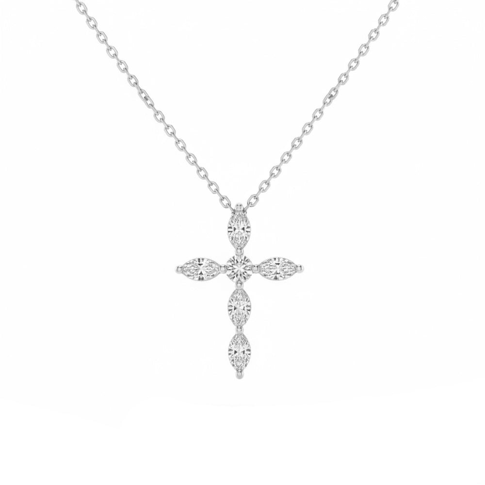 .50ct 14K White Gold  Diamond Necklace 18
