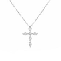 .50ct 14K White Gold  Diamond Necklace 18