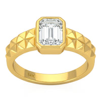 1.52ct 14K Yellow Gold  Diamond Ring Size 6.5