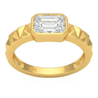 1.54ct 14K Yellow Gold  Diamond Ring Size 6.5