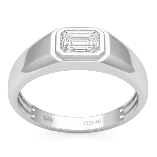 1.03ct 14K White Gold  Diamond Ring Size 6.5 alternate