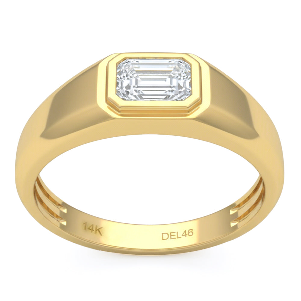 1.03ct 14K Yellow Gold  Diamond Ring Size 6.5