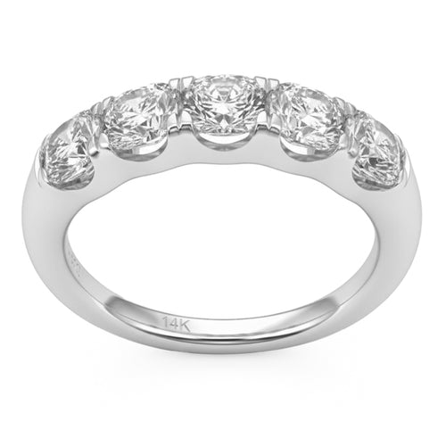 2.02ct 14K White Gold  Diamond Ring Size 6.5 alternate