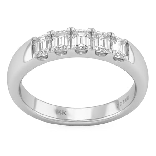 .99ct 14K White Gold  Diamond Ring Size 6.5