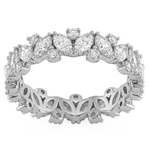 1.98ct 14K White Gold  Diamond Ring Size 6.5