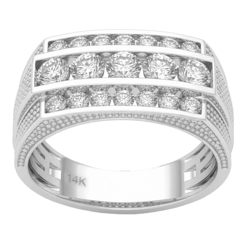 1.46ct 14K White Gold  Diamond Ring Size 6.5 alternate