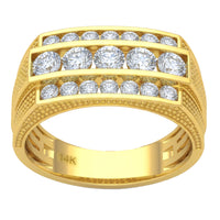 1.49ct 14K Yellow Gold  Diamond Ring Size 6.5