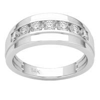 1.02ct 14K White Gold  Diamond Ring Size 6.5