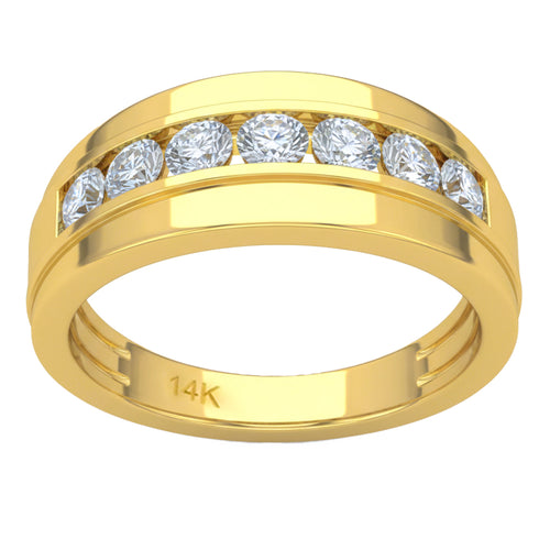 1.02ct 14K Yellow Gold  Diamond Ring Size 6.5 alternate