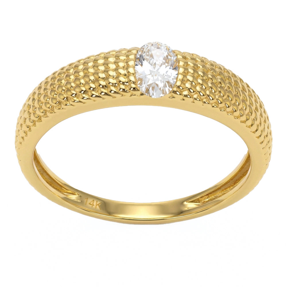 .46ct 14K Yellow Gold  Diamond Ring Size 6.5