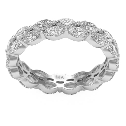 2.24ct 14K White Gold  Diamond Ring Size 6.5 alternate