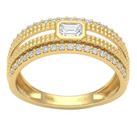 .50ct 14K Yellow Gold  Diamond Ring Size 6.5