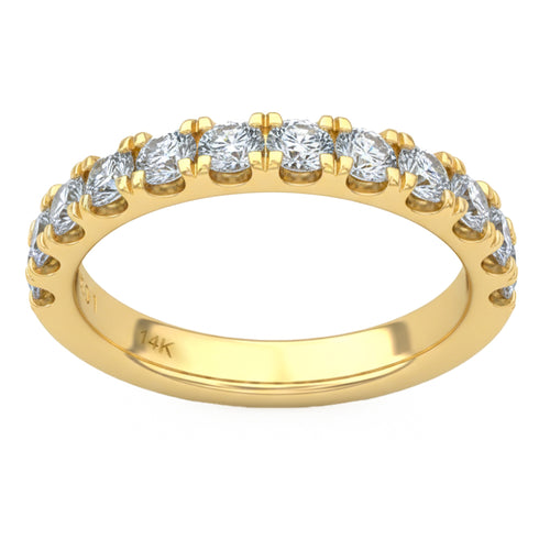 1.00ct 14K Yellow Gold  Diamond Ring Size 6.5 alternate