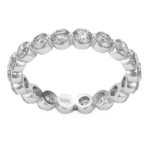 1.97ct 14K White Gold  Diamond Ring Size 6.5 alternate