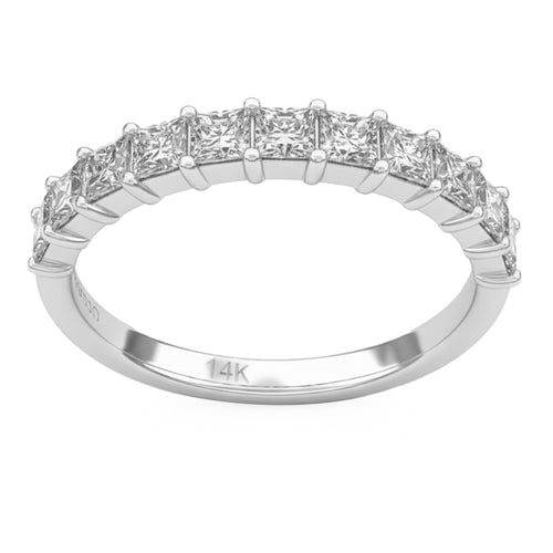 1.01ct 14K White Gold  Diamond Ring Size 6.5 alternate