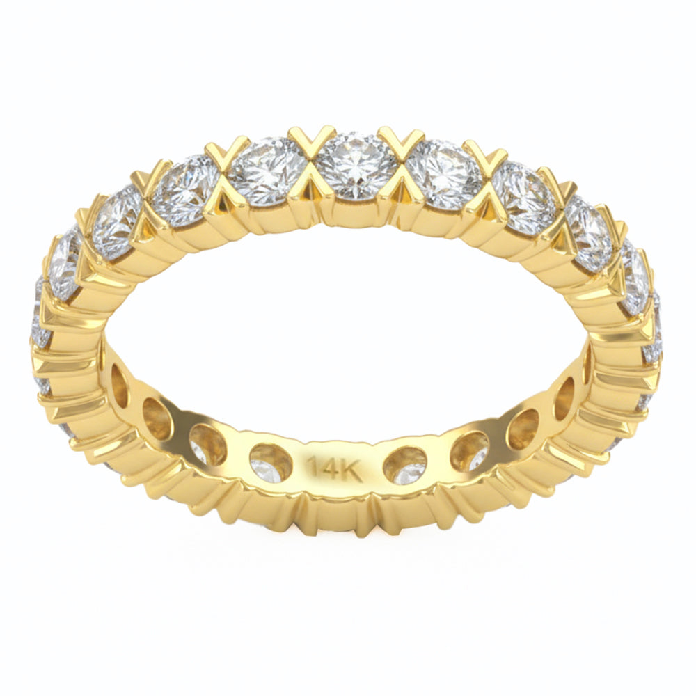 1.97ct 14K Yellow Gold  Diamond Ring Size 6.5