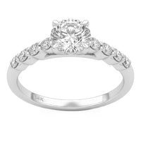 1.54ct 14K White Gold  Diamond Ring Size 6.5