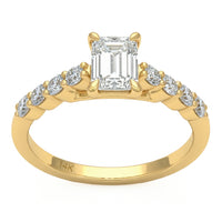 1.54ct 14K Yellow Gold  Diamond Ring Size 6.5